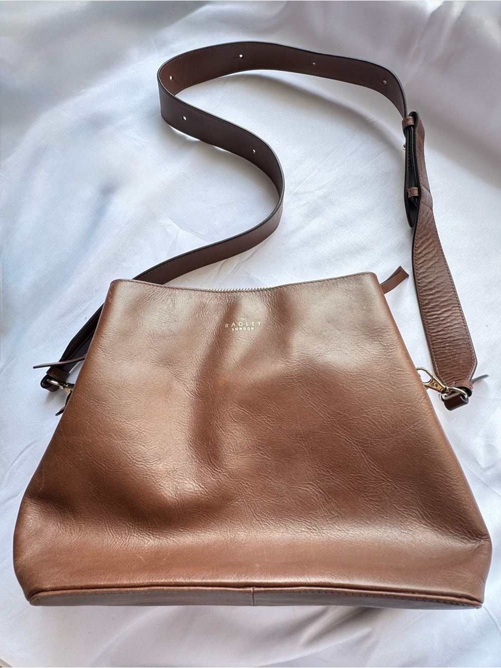 Radley Brown Leather Crossbody Bag